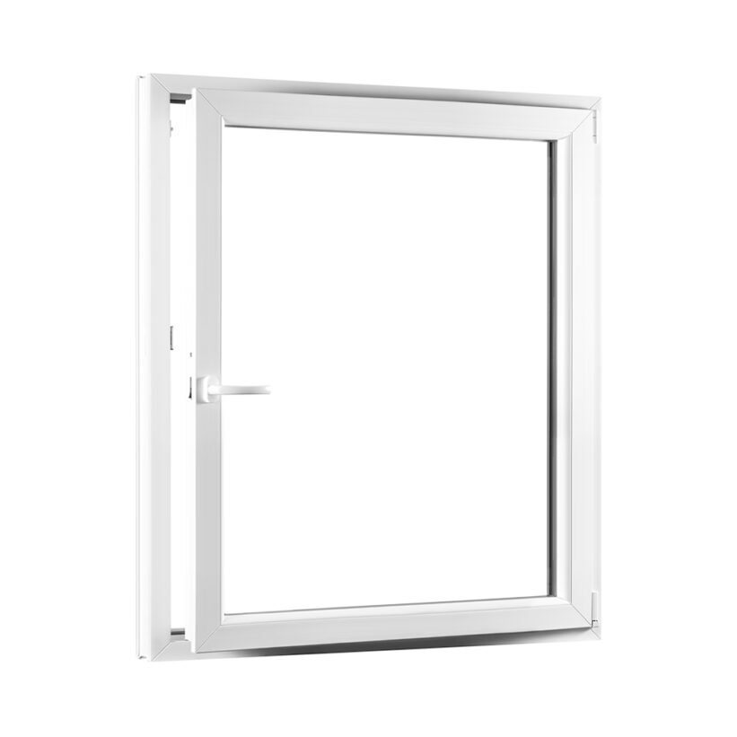 Skladova-okna Jednokřídlé plastové okno PREMIUM otvíravo-sklopné pravé 1100 x 1400 mm barva bílá