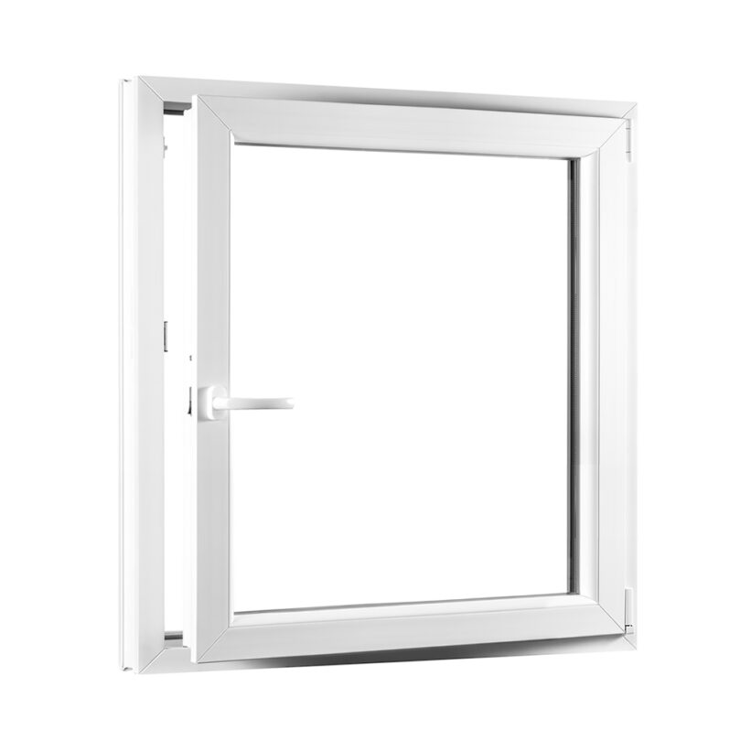Skladova-okna Jednokřídlé plastové okno PREMIUM otvíravo-sklopné pravé 950 x 1100 mm barva bílá