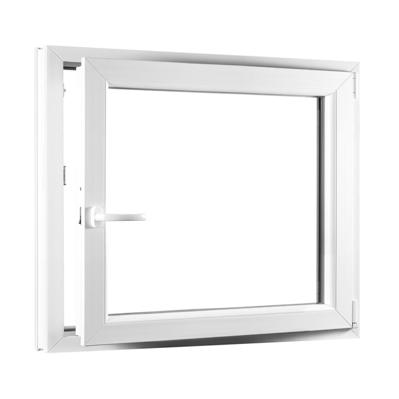 Skladova-okna Jednokřídlé plastové okno PREMIUM otvíravo-sklopné pravé 950 x 900 barva bílá