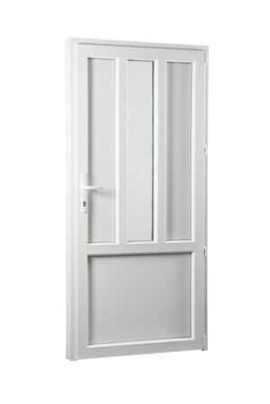Skladova-okna Vedlejší vchodové dveře PREMIUM 343 pravé 880 x 2080 mm barva bílá