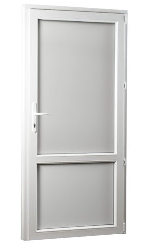 Skladova-okna Vedlejší vchodové dveře PREMIUM plné pravé 980 x 2080 mm barva bílá
